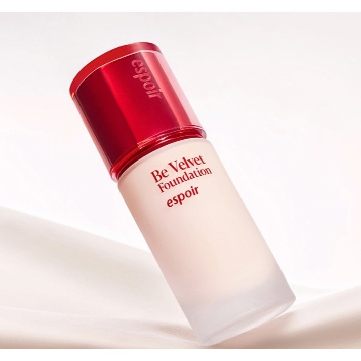 Espoir Be Velvet Foundation SPF22 PA++ 30g Semi Matte Velvet Foundation Long Lasting Makeup Base Liq