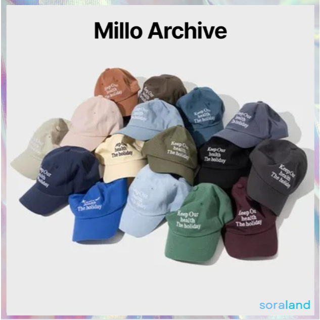 Millo Archive Holiday Signature Ball Cap (39 สี)