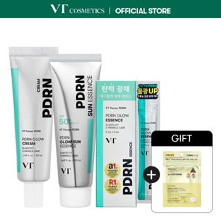 [VT] PDRN Glow Trio Set (Sun Essence & Essence & Cream) Vega…