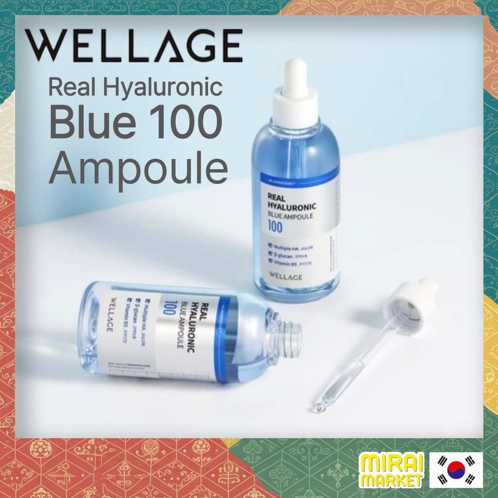 [Wellage] Real Hyaluronic Blue 100 Ampoule