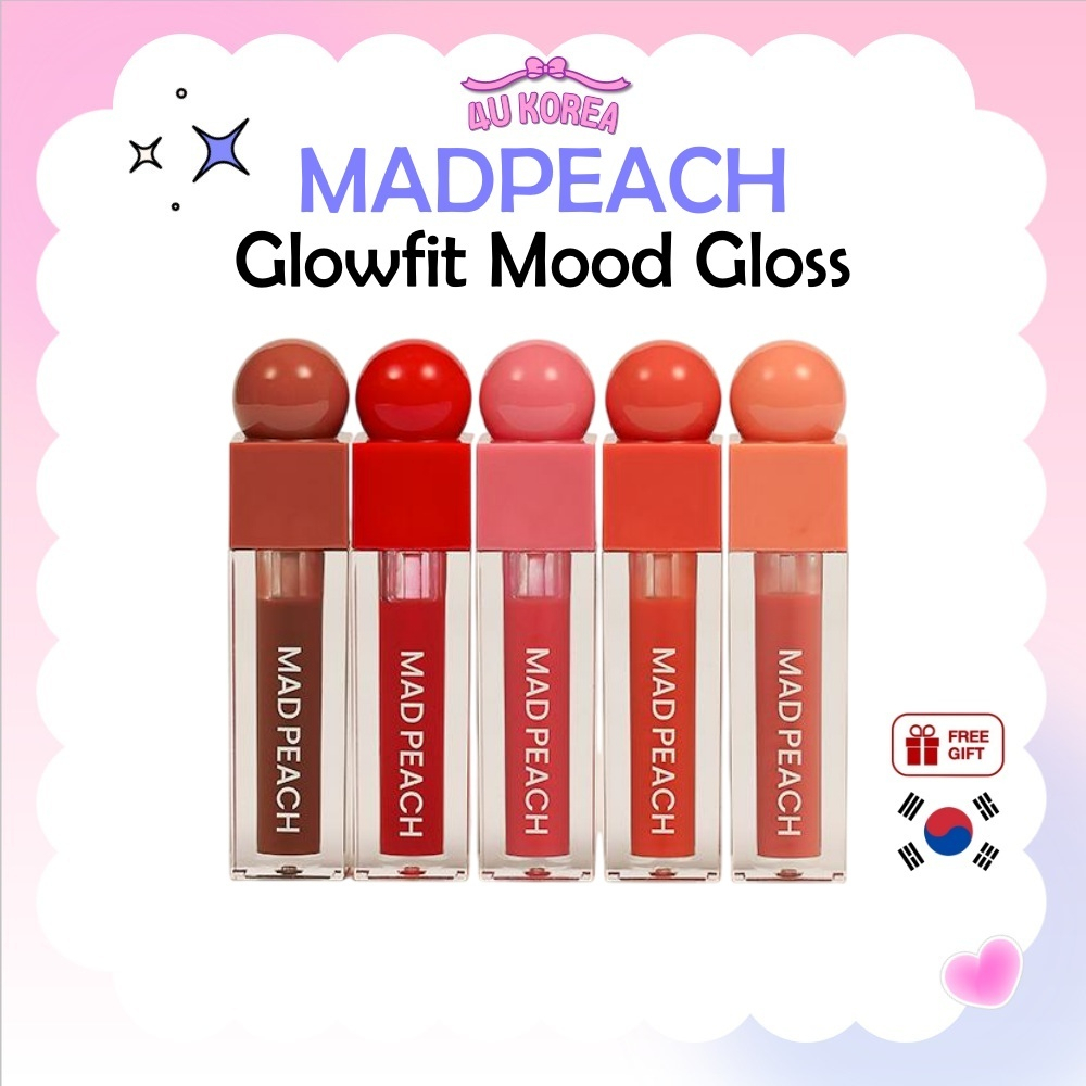 MADPEACH Glowfit Mood Gloss - 5 สี / K-BEAUTY