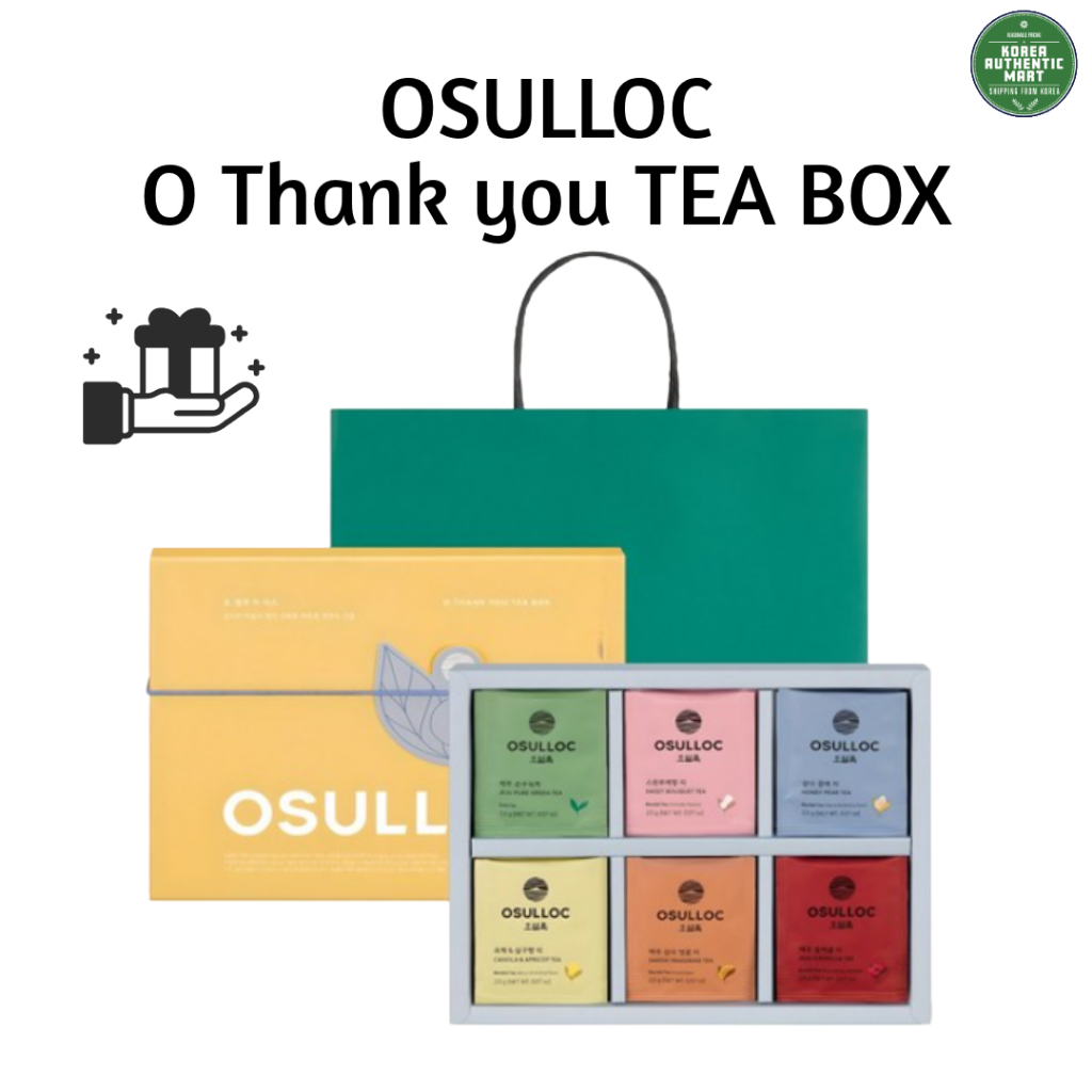 OSULOC O Thank you Gift Ready TEA BOX (ชาพรีเมี่ยม 6 พันธุ์*4 รวม 24 ซอง)