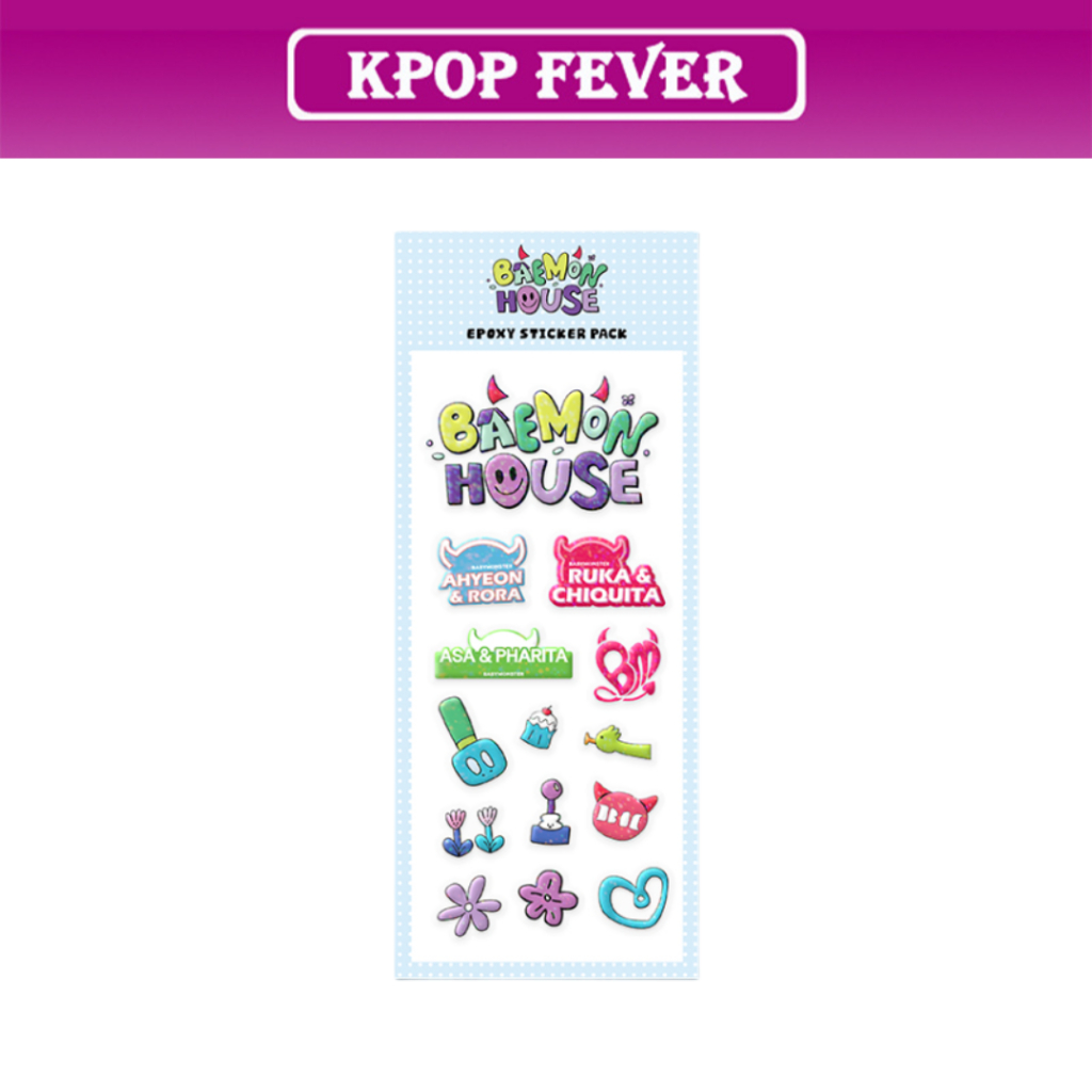 BABYMONSTER [BAEMON HOUSE] MD / EPOXY STICKER PACK