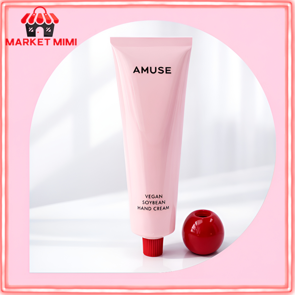 Amuse Vegan Soy Hand Cream 50ml (4 ประเภท) | มอยเจอร์ไรเซอร์มือวีแกน | แฮนด์แคร์ กลิ่นหอมนุ่ม | ครีม