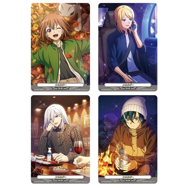 JP Vanguard การ์ดพลังงาน DZ-BT06/SER05 SER/ DZ-BT06/SER02 SER/ DZ-BT06/SER04 SER / DZ-BT06/SER06 SER