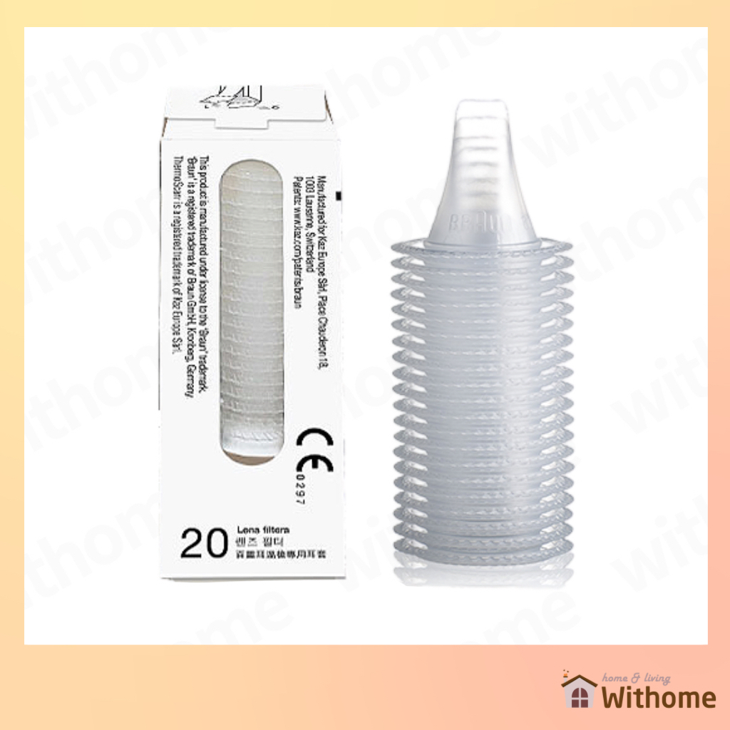 [BRAUN] ThermoScan Lens Filter LF 20 Hygiene Cap Ear Cover 20 Filter