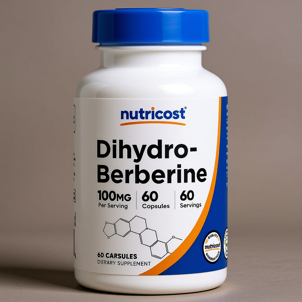 [nutricost] Dihydro-Berberine | 100 มก. 60 แคปซูล | จัดส่งจากกรุงเทพเกาหลี