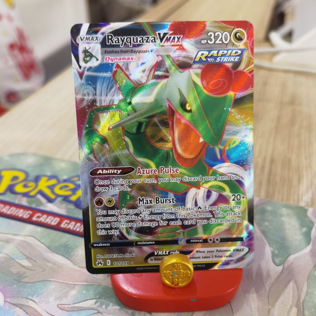 Rayquaza VMAX (101) - Crown Zenith (CRZ) การ์ดเกมโปเกมอน TCG Trading