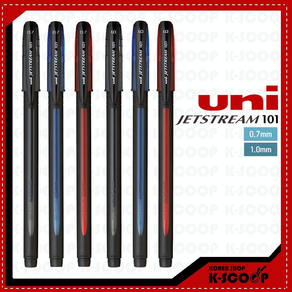 ปากกาลูกลื่น Uni Jetstream 101 0.7 มม. 1.0 มม. SX-101-07 SX-101-10