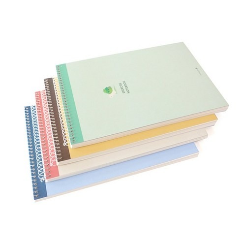 Morning Glory Animal Plant Top-Bound สมุดบันทึกออกกําลังกาย 1 ชิ้น (สุ่มดีไซน์, A4, 100 แผ่น)