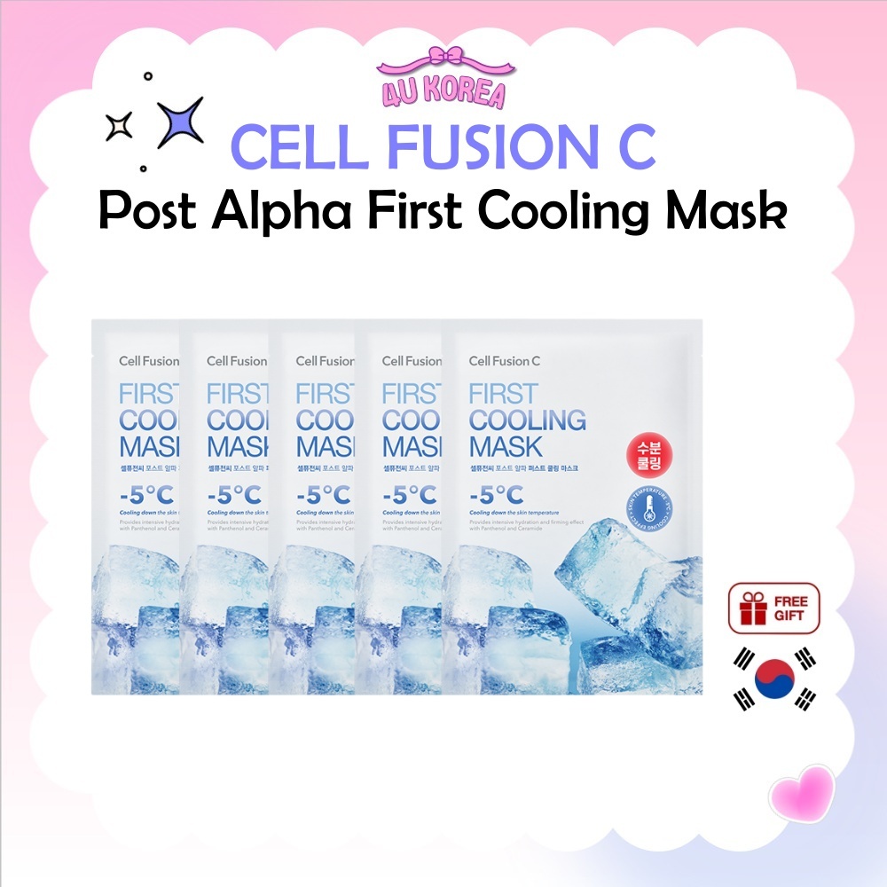 CELL FUSION C Post Alpha First Cooling Mask 5P /10P/K-BEAUTY