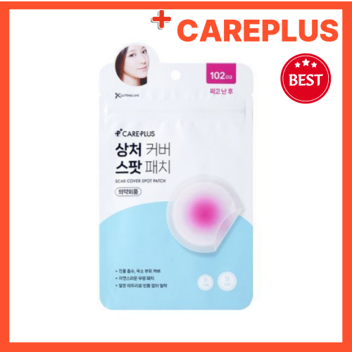 CAREPLUS แผ่นแปะสิวสิว 102 ชิ้น – ฝาครอบจุดไฮโดรคอลลอยด์, สติ๊กเกอร์รักษาที่มองไม่เห็นกันน้ําสําหรับ