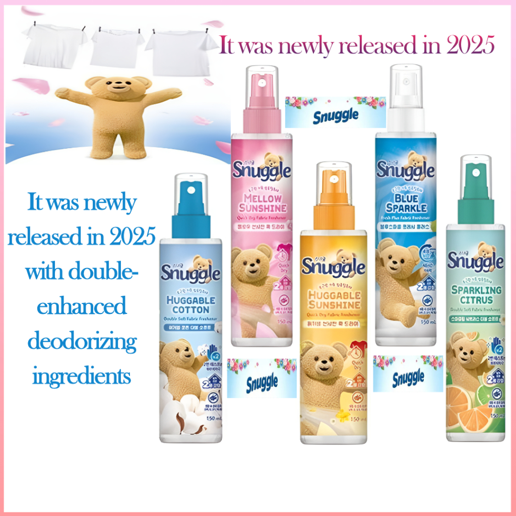 Snuggle [ออกใหม่ในปี 2025]Snuggle Fabric Refresher Spray 150 ml / น้ํายาระงับกลิ่นกายผ้า / 5 ชนิด