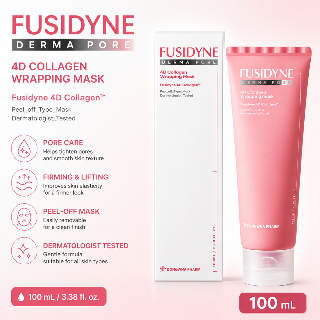[FUSIDYNE] มาส์กห่อคอลลาเจน 4D 100mL / K-BEAUTY