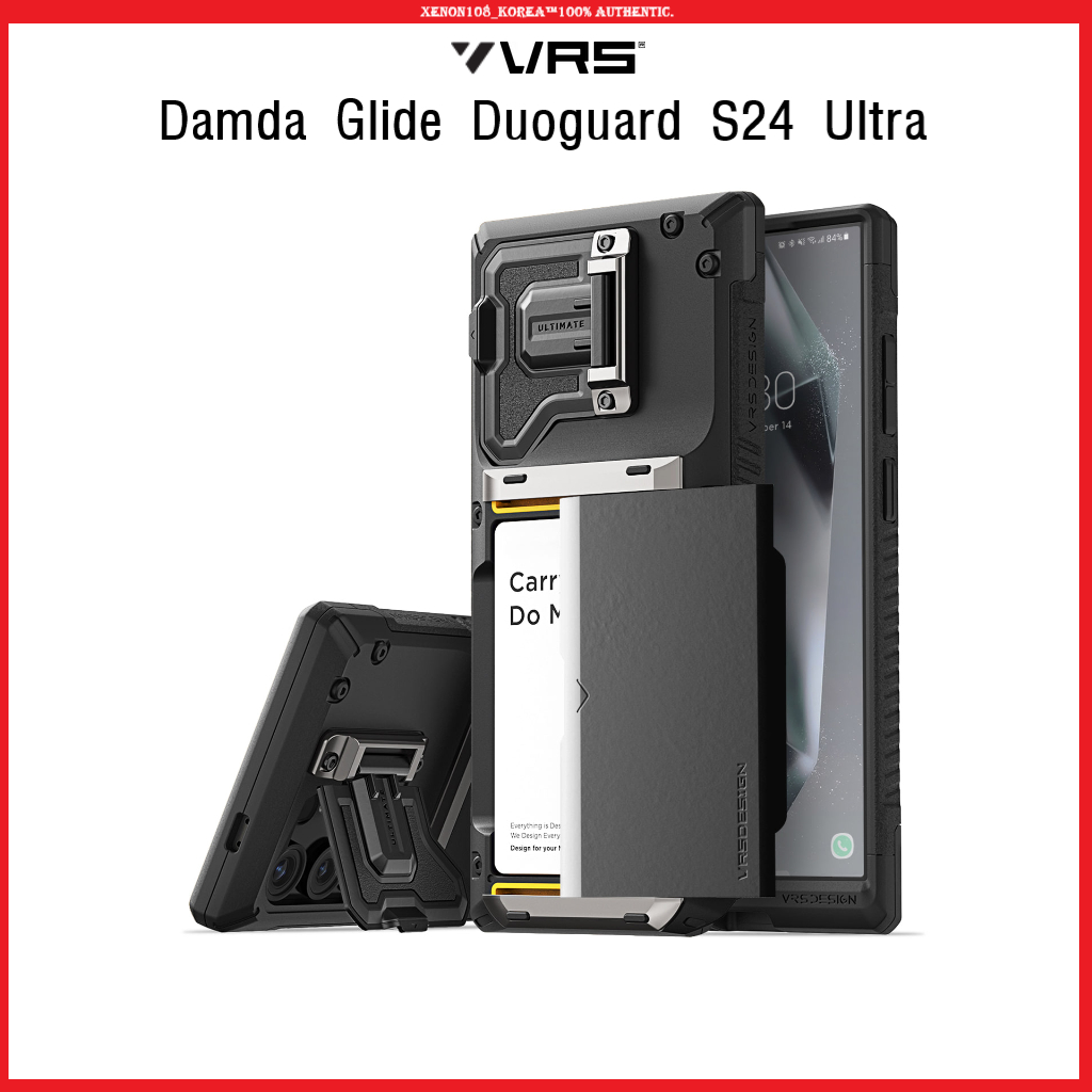 [VRS Design] Damda Glide Duoguard เคส สําหรับ Galaxy S24 Ultra