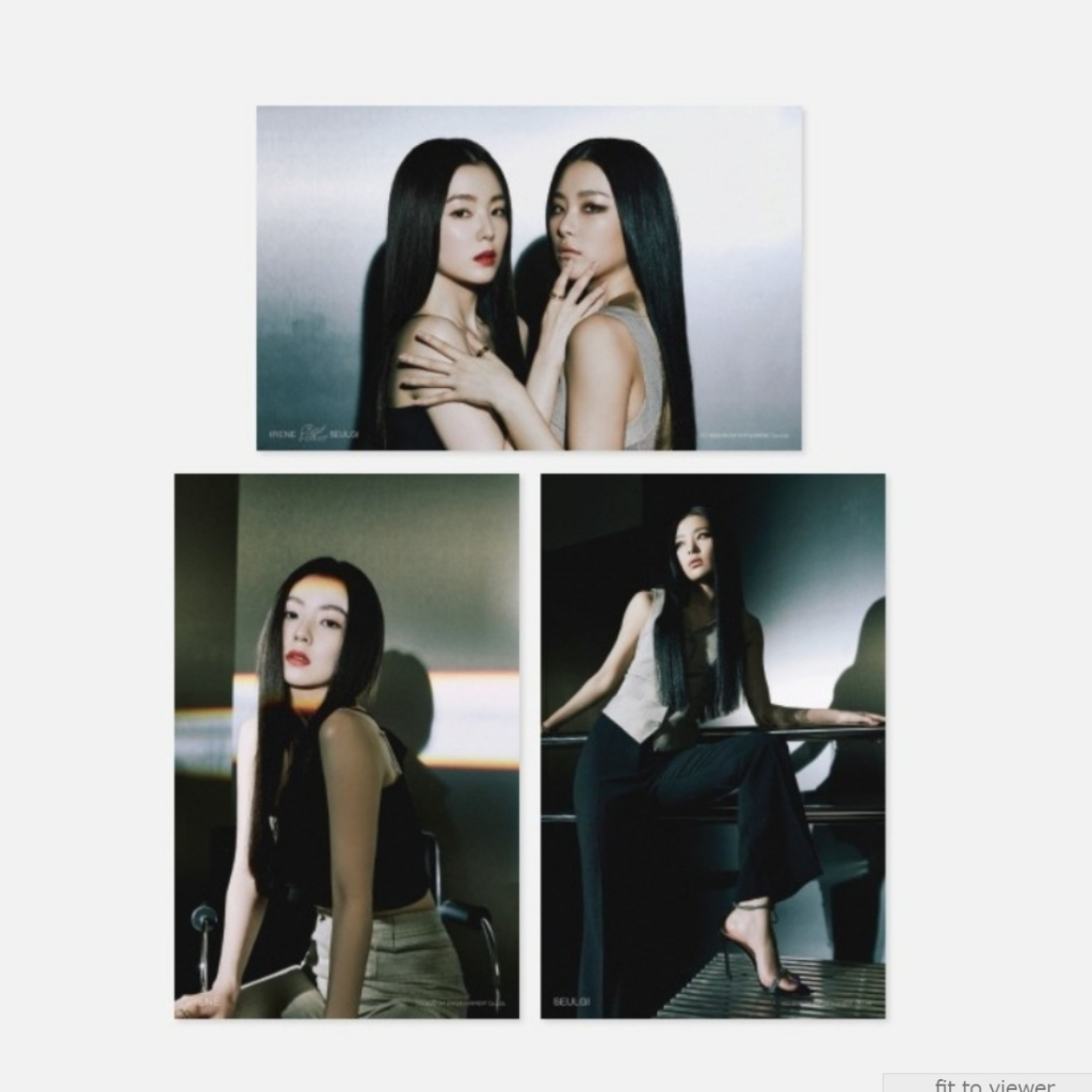 SM TOWN Red Velvet [IRENE & SEULGI] มินิอัลบั้มที่ 1 [MONSTER] ชุดภาพถ่าย 4x6 อย่างเป็นทางการ