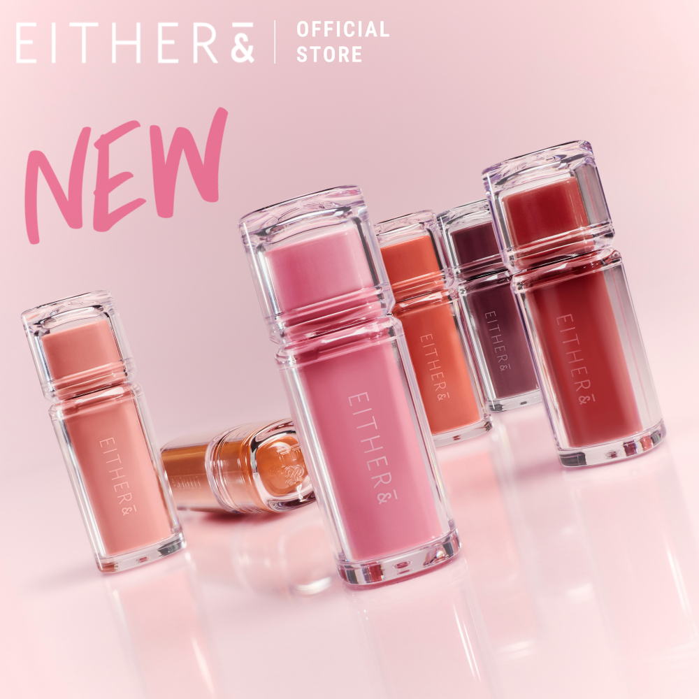 EITHER& Dewy Syrup Tint ลิปทินท์เกาหลี เนื้อฉ่ำวาว สีชัด ติดทนนาน รุ่นลิมิเต็ด ใหม่ล่าสุด
