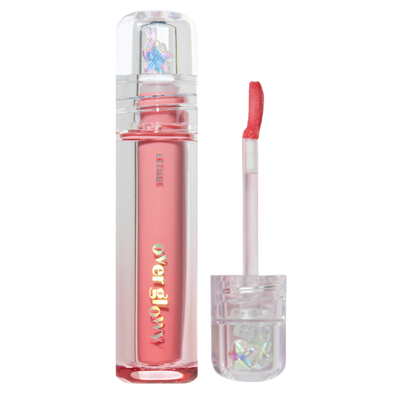ETUDE Over Glowy Gloss (5 สี) เงาระดับเสียงสูง 2.8g