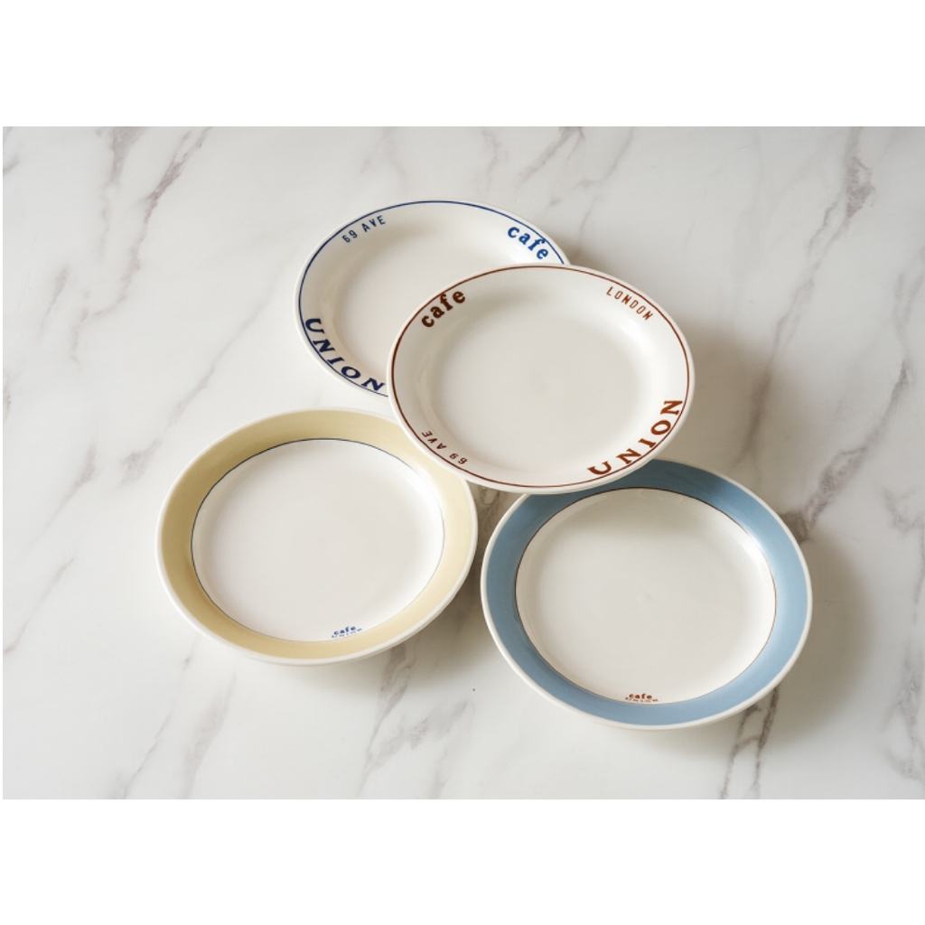 [MODERN HOUSE] Cafe Union Plate D15.8 ชุด 4 ชิ้น