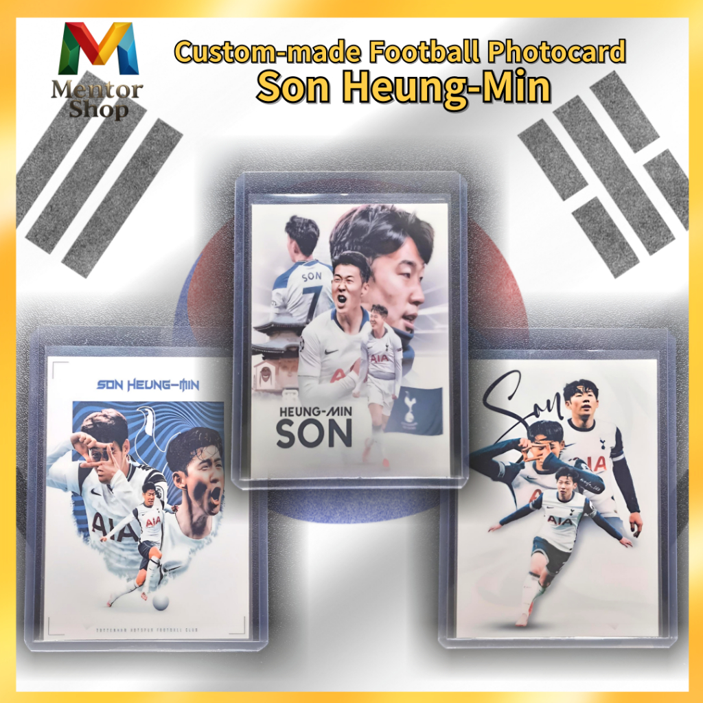 [ร้านเมนเตอร์] ✨ การ์ดแบบกําหนดเอง Son Heung-Min ✨  แฟนทําสะสม Son Heung-Min ช่วงเวลาที่ดีที่สุด แฟน