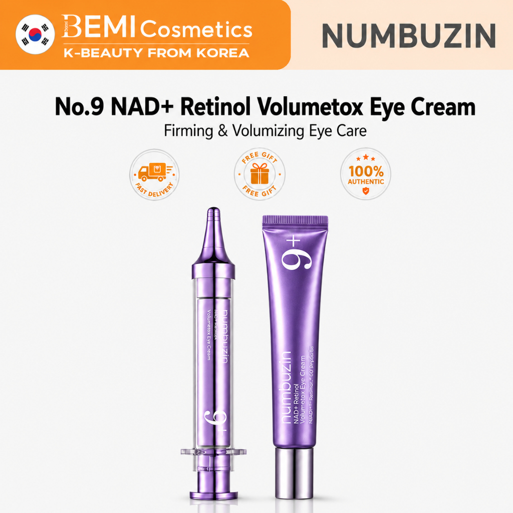 [Numbuzin] No.9 NAD RETINAL Volumetox Eye Cream 10ml/20ml(หลอด)