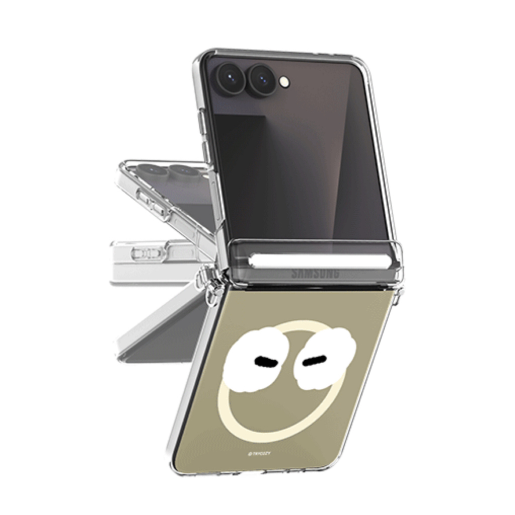 🇰🇷  เคสโทรศัพท์เกาหลี Z FLIP 7 / 6 / 5  แม่เหล็กบานพับป้องกัน Hard Slim ด้านข้างแหวนออกแบบ Galaxy Samsung - รูปที่ 7