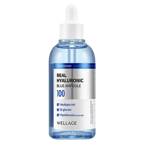 ✨WELLAGE REAL HYALURONIC BLUE AMPLE 100ML✨