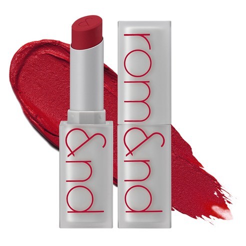 [rom&nd] Zero Matte Lipstick 3g BEST RED Collection | ลิปสติกสีแดง MLBB สี่เหลี่ยมจัตุรัสสูง