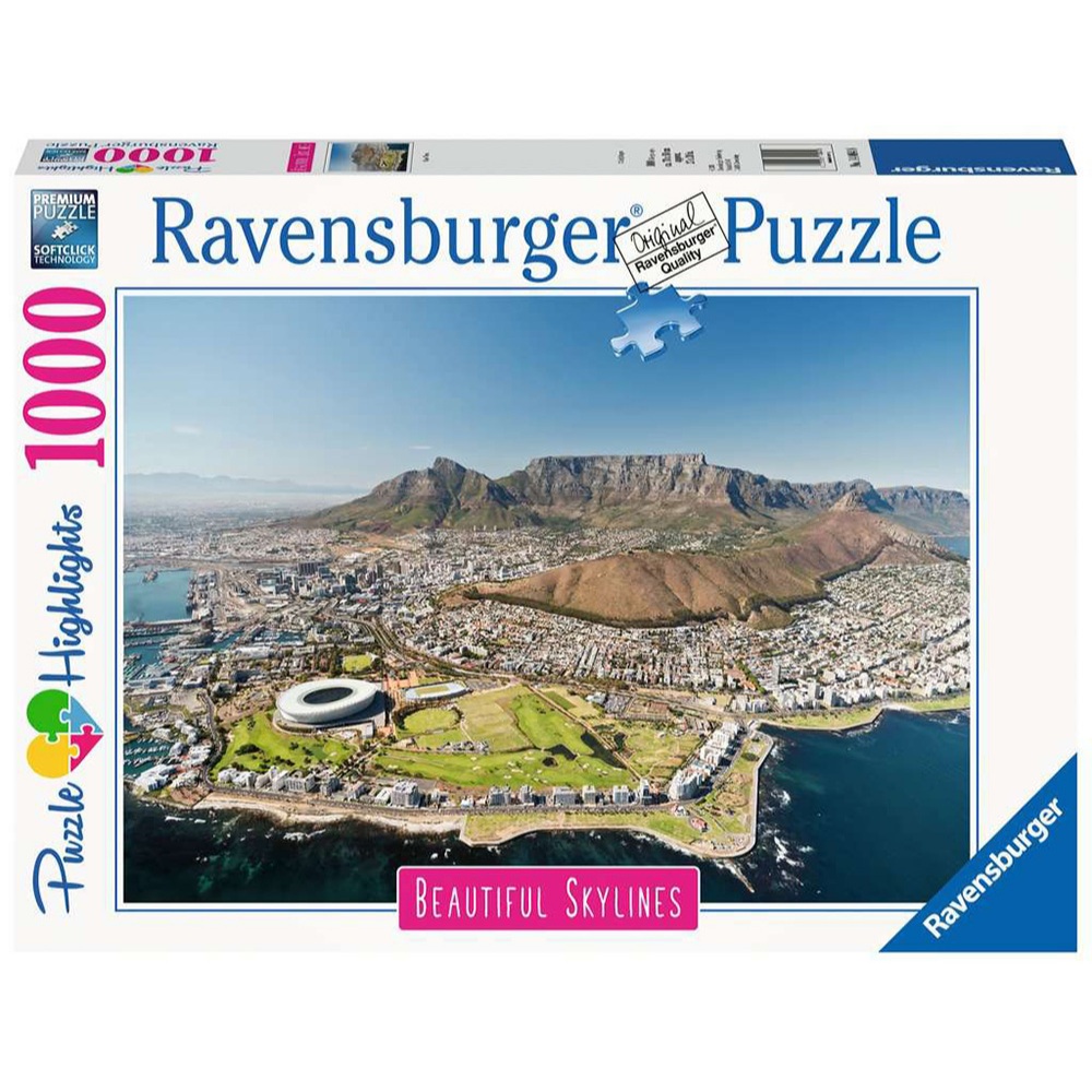 ร้านอย่างเป็นทางการของ Ravensburger: Cape Town 1000pc - ของเล่นปริศนาสําหรับเด็ก