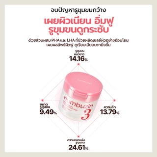 [Numbuzin Official] NEW! แผ่นโทนเนอร์ผิวเนียน No.3 Bifida Bakuchiol Toner Pad