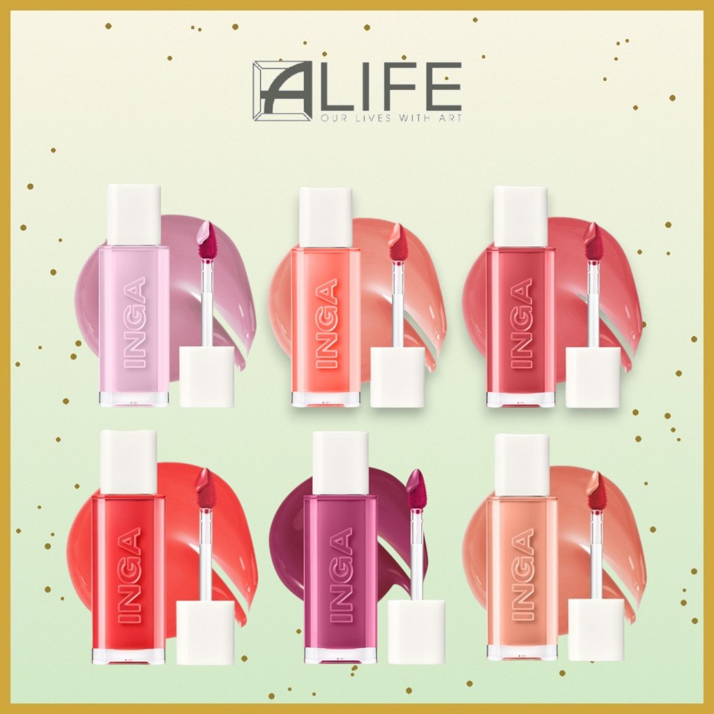 [ALife] INGA Water Glow Lip Tint - 12 สี