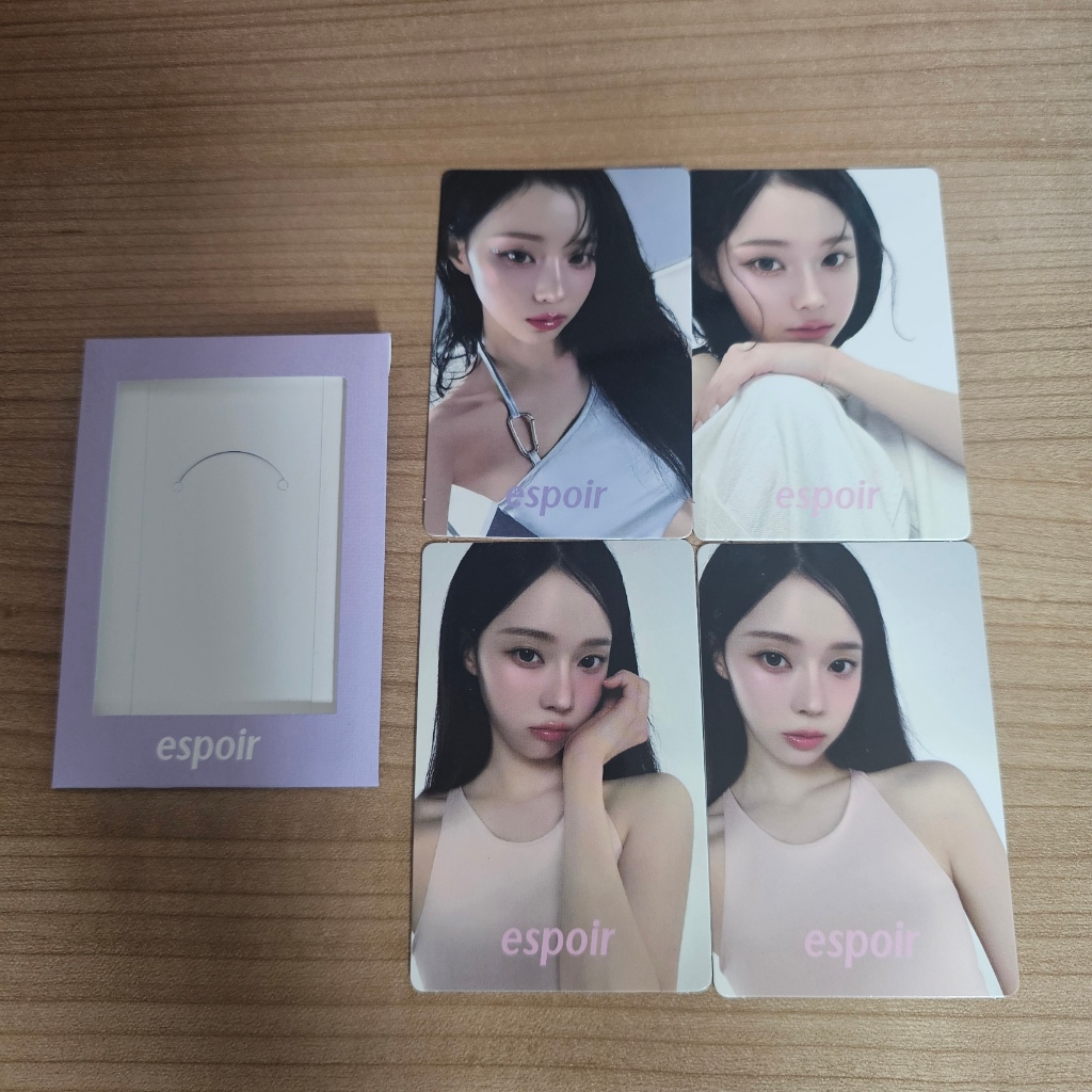 Aespa WINTER x espoir โปรโมชั่น PHOTOCARD SET - 25 SEP