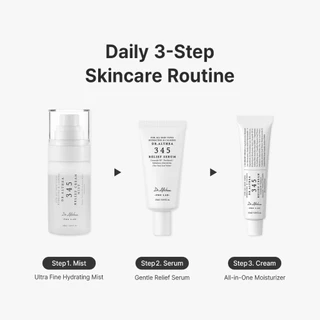 Dr.Althea 345 Travel KIT | Soothing & Hydration Care | Carry-On Approved | 345 Relief Cream Mist / Serum / Cream