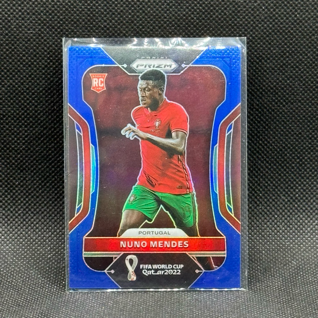 Nuno Mendes - 2022 Panini Prizm FIFA World Cup 180 - PSG BLUE RC /299
