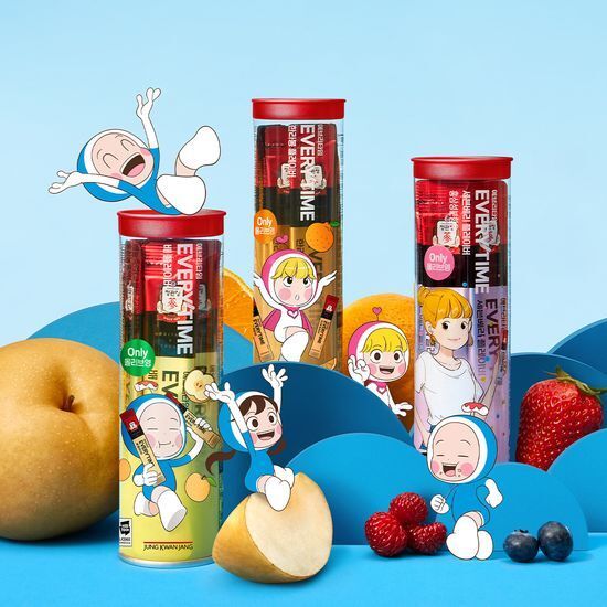 CheongKwanJang x Yumis Cells Everytime Seven Berry / Pear / Hallabong 10ml . 7 แท่ง | เครื่องดื่มเพื