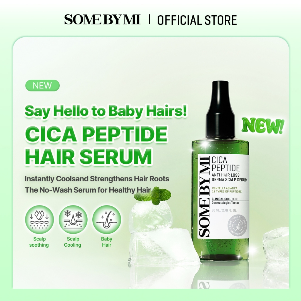 TH_SOME BY MI Cica Peptide Anti-Hair Loss Derma Scalp Serum 80ml