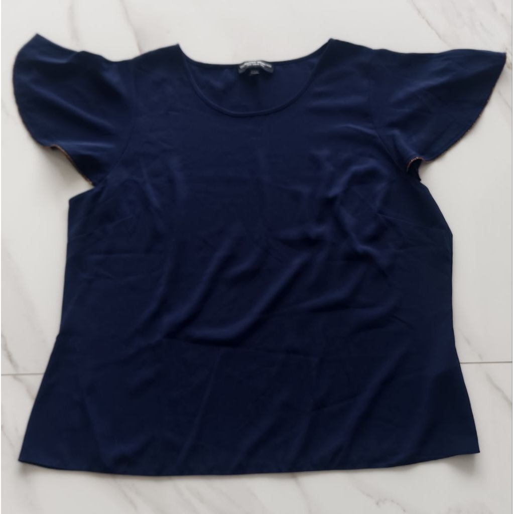 NAVY TOP LD 118CM UK 18 US 14 EUR 46