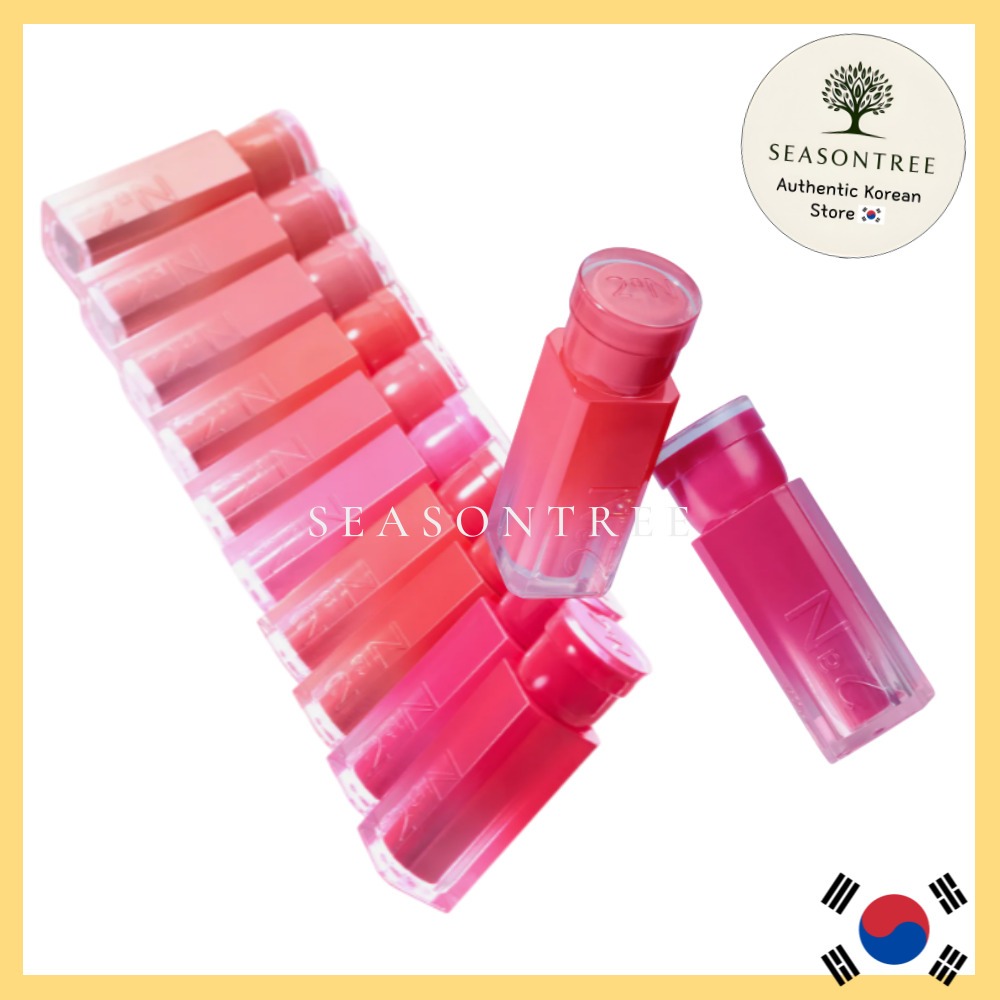 [2aN] Glaze Bouncing Tint 3.5g – 14 สี Soft Glossy Lip Tint