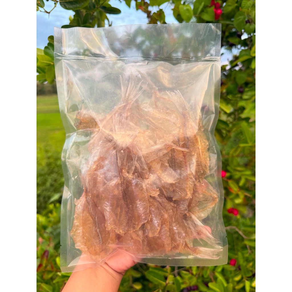ปลาแป้นแก้วหวาน 1 ถุง มีขนาด 200 กรัม 500 กรัม