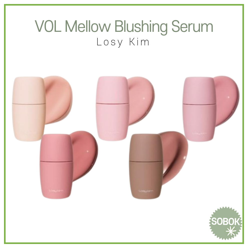 [Losy Kim] VOL Mellow Blushing Serum 5 สี 4.2g glow liquid blush
