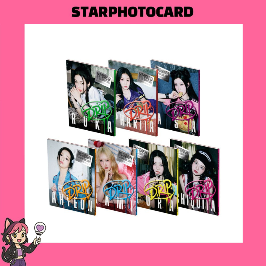 [READY STOCK] BABYMONSTER – 1st FULL ALBUM DRIP YG TAG