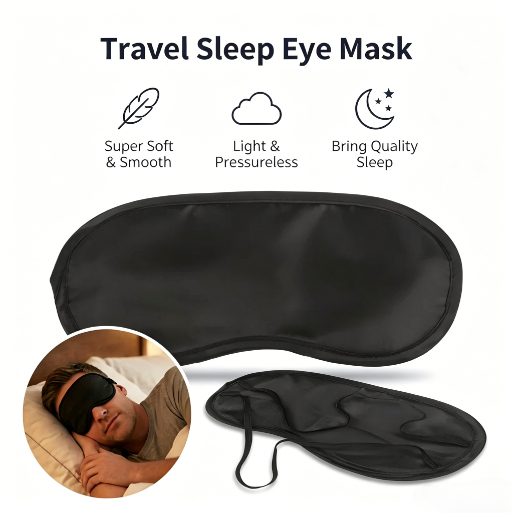[SG] Travel Sleep Eye Mask / Blindfold Sleeping Eyes Cover / Soft Eye Mask