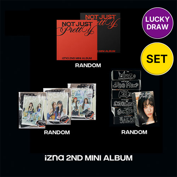 [LUCKY DRAW POB][SET] izna - 2nd Mini [Not Just Pretty] [PHOTOBOOK&Supercrush&NFC Nemo]