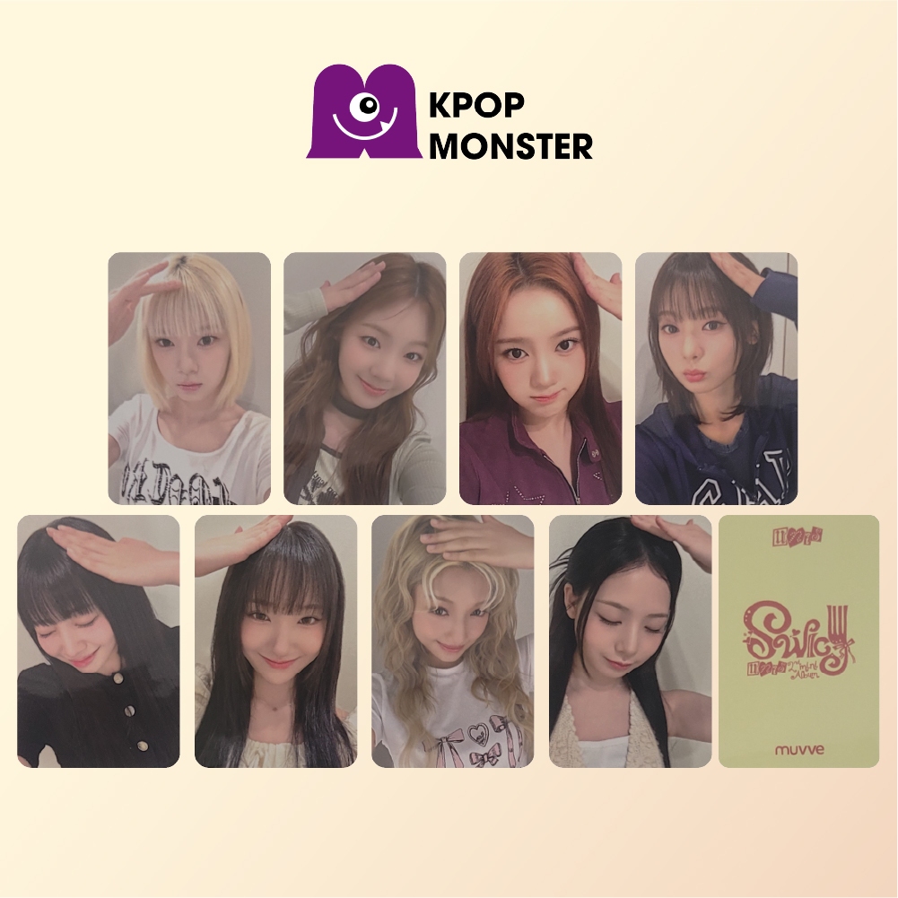 [UNIS] 2nd Mini Album SWICY / MUVVE Fan sign Event(9.14) Photocard อย่างเป็นทางการ (Miner Scratched)