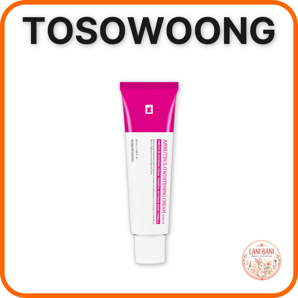 Tosowoong Arbutin 5.0 ครีมไวท์เทนนิ่ง 50ml
