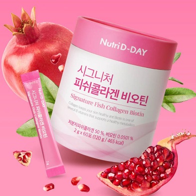 Nutri D-Day Signature Fish Collagen Biotin 60 แพ็ค