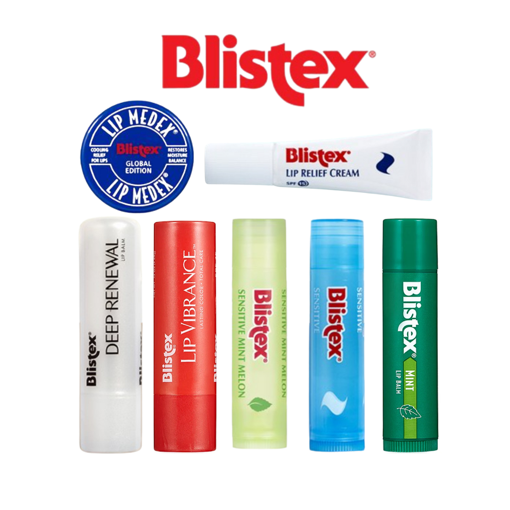 Blistex Lip Balm – Medex / Deep Renewal / Lip Vibrance / Relief Cream / Sensitive / Mint Melon | ริมฝีปากแตก | ให้ความชุ่มชื้น | เอสพีเอฟ | ทินท์