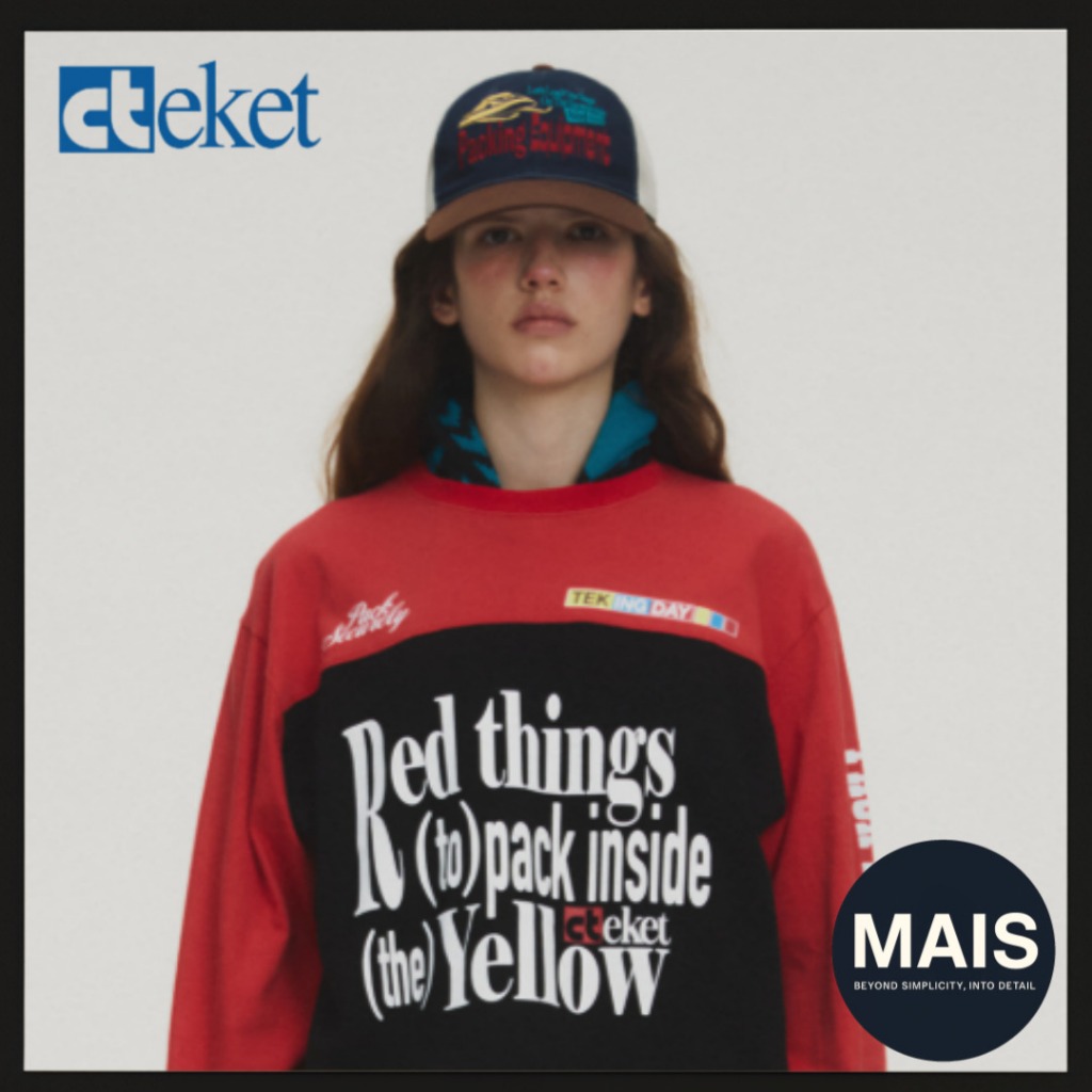 [TEKET] Talking Day L/S Tee Red