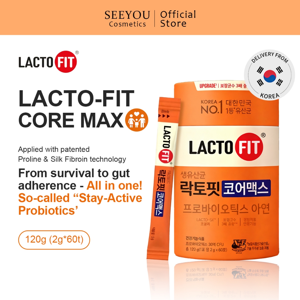 LACTO-FIT โปรไบโอติก Core MAX 2g x 60 ชิ้น