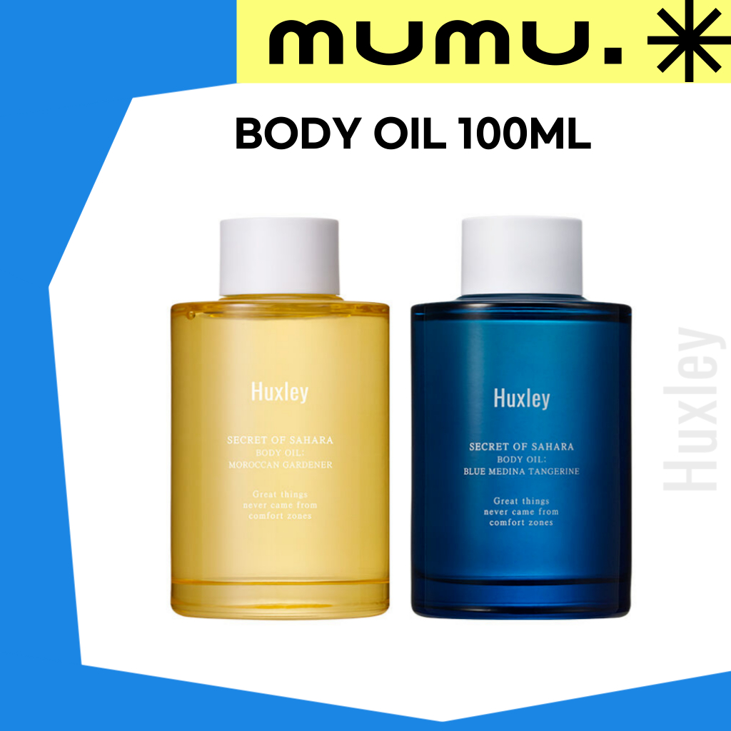 [mumu Korea] Huxley Body Oil 100ml – Moroccan Gardener & Blue Medina Tangerine | ของแท้ ส่งตรงจากกรุ